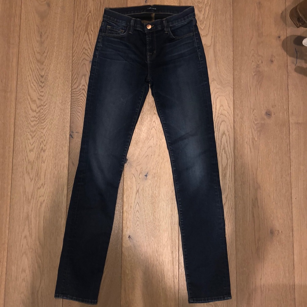 J Brand 8112 Rail Jeans-Venture dark wash